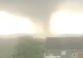 Tornado Swirls Near Richmond, Virginia