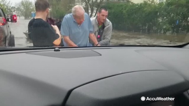 AccuWeather's Reed Timmer assists Cajun Navy with water rescues in North Carolina