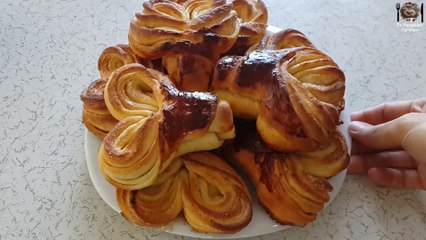 Şekerli Çörek Tarifi (Rus Çöreği Plushki) - Ev Yemekleri Tarifleri