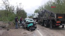 Tokat Otomobil, Beton Pompa Aracına Çarptı: 1 Ölü