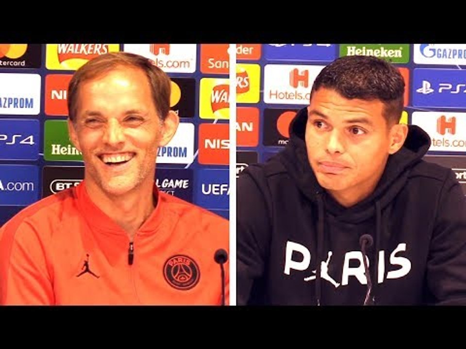 Thomas Tuchel & Thiago Silva Full Pre-Match Press Conference - Liverpool v PSG - Champions League