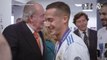 En el corazón de la Decimotercera | El rey Juan Carlos I se suma a la fiesta del Real Madrid en Kiev