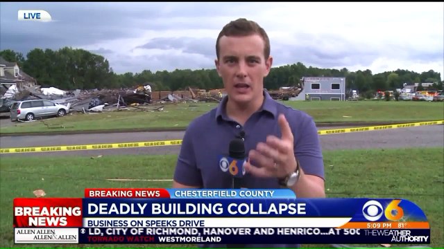 At Least 1 Dead As Tornadoes Rip Through Virginia