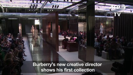 Burberry’s new designer makes debut at London Fashion Week