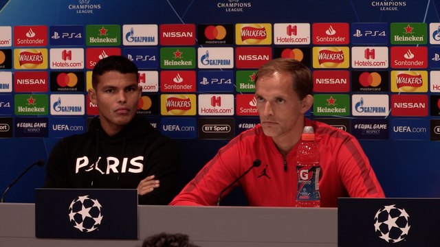 La conf' de Thomas Tuchel et Thiago Silva