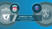 Liverpool v PSG - head to head