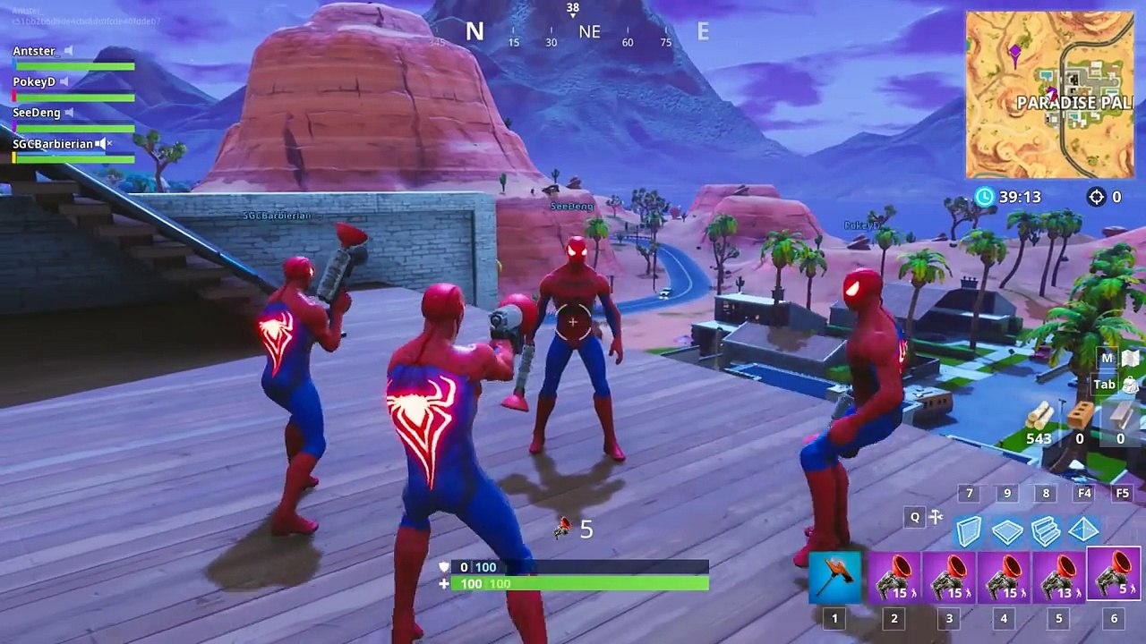 SPIDERMAN HIDE AND SEEK In Fortnite Battle Royale