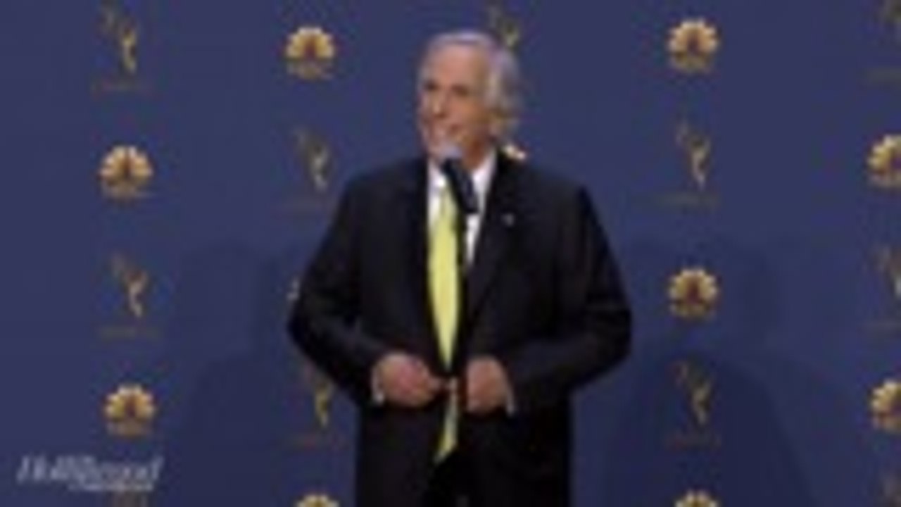 Henry Winkler Jokes About Wearing Rubber Pants in Anticipation of Emmy Win | Emmys 2018