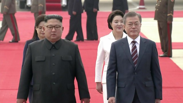 '평화, 새로운 미래' 2018 남북정상회담 평양 1일차 (11) / YTN
