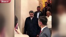 Venezuella Devlet Başkanı Maduro, Nusret'te ziyafet çekti