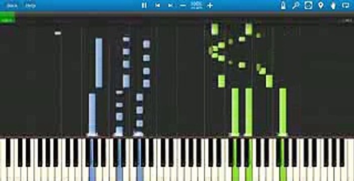 （銀魂゜Gintama 2015 ED3）Glorious Days【適当に採譜してみた】 ( Synthesia Piano Sheet)
