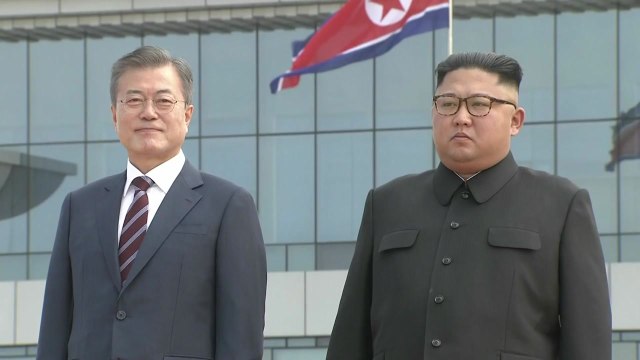 '평화, 새로운 미래' 2018 남북정상회담 평양 1일차 (12) / YTN
