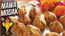 Mawa Modak Recipe - How To Make Fried Mawa Modak At Home - Ganpati Special Recipe - Ruchi Bharani