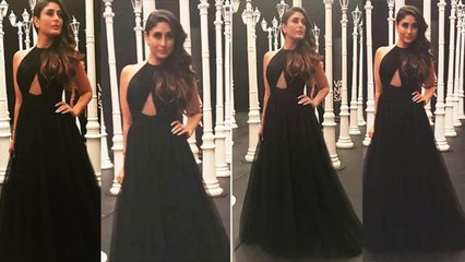 Kareena Kapoor Khan looks stunning in her black halter-neck gown | FilmiBeat