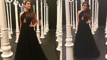 Kareena Kapoor looks elegant & beautiful in black halter gown | Boldsky