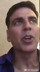 akshay kumar send message for fans about his birth day