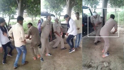 यूपी में नाचने के काम आ रही है डायल-100! वीडियो में देखिए ड्यूटी पर ठुमके लगाती पुलिस