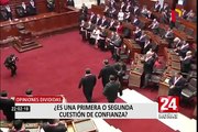 Opiniones divididas en el Congreso: ¿es una primera o segunda cuestión de confianza?