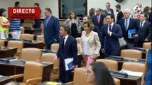 Pablo Casado arropa a Jose María Aznar en la comisión de investigación