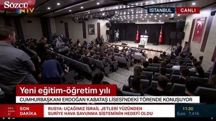 Download Video: Cumhurbaşkanı Erdoğan Kabataş Lisesi’nde konuştu