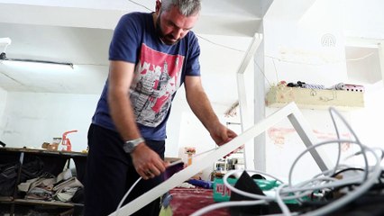 Terör gazisi mobilya atölyesinde yaşama tutundu - İZMİR