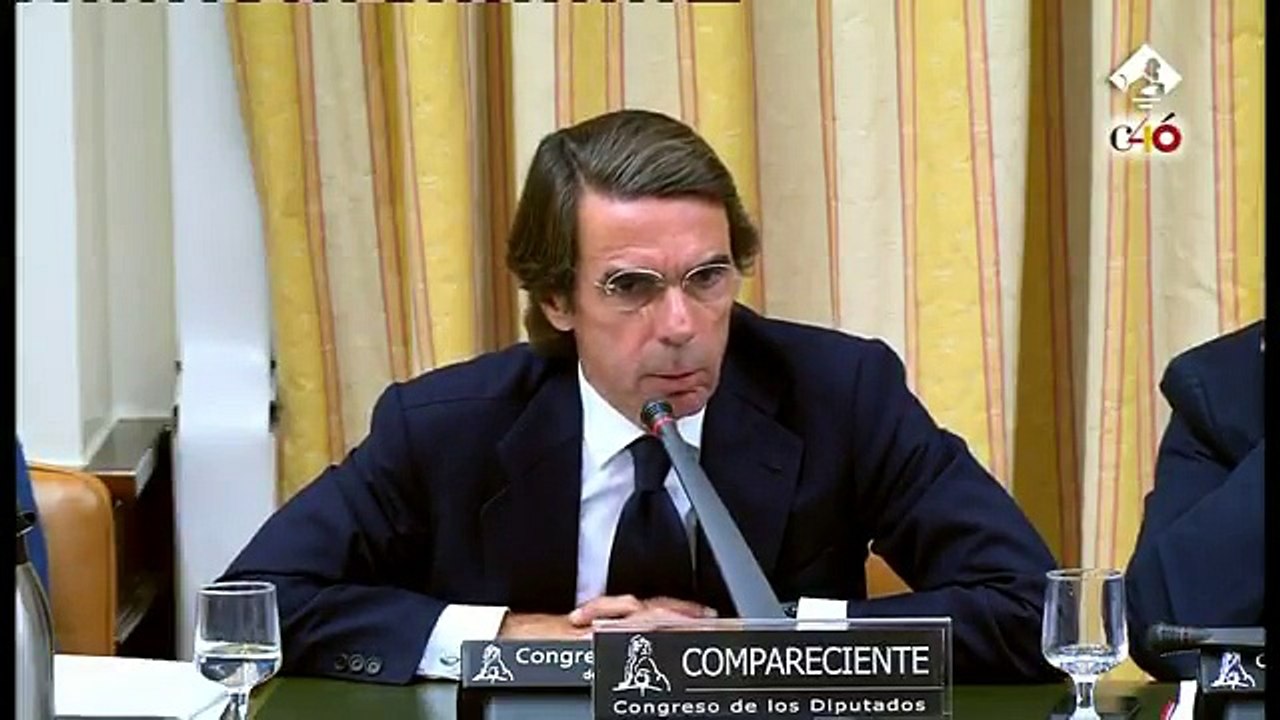 Aznar: "No he venido aquí a comentar frases tabernarias".