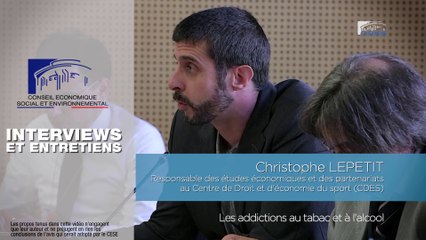 Questions à Christophe LEPETIT (CDES) - L'économie du sport - cese