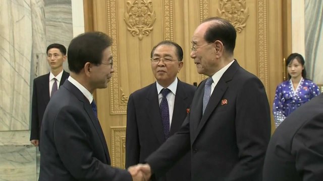'평화, 새로운 미래' 2018 남북정상회담 평양 1일차 (23) / YTN