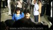 Javed Akhtar Shabana Azmi Alka Yagnik and Sunil Dutt at premier of Hindi film Himalay Putra