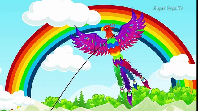 Mickey Mouse and Minnie Mouse Play Kite Flying! Learn Colors For Kids With Mickey Mouse Cartoon