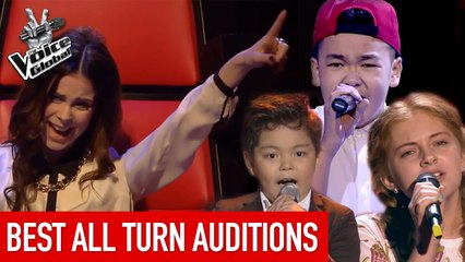The Voice Kids | Best ALL TURN Blind Auditions worldwide
