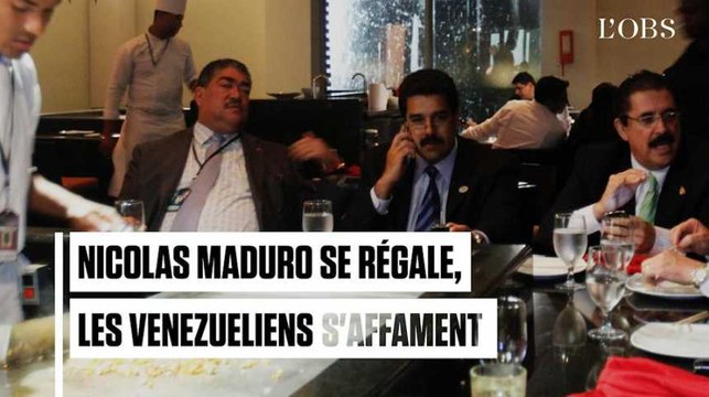 Nicolas Maduro savoure des viandes succulentes, les Vénézuéliens sont affamés