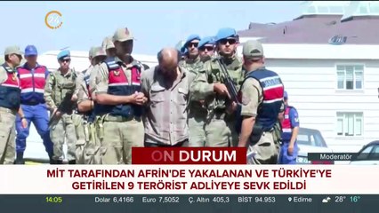 9 terörist adliyeye sevk edildi