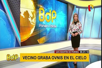 SMP: reportan avistamiento de presunto ovni