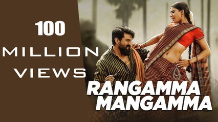 திருமணத்திற்கு பின் தெறிக்க விடும் "சமந்தா". No. 1 நடிகையா?  Rangasthalam song reached 100M views