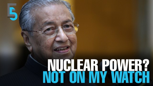 EVENING 5: Malaysia scraps nuclear ambitions