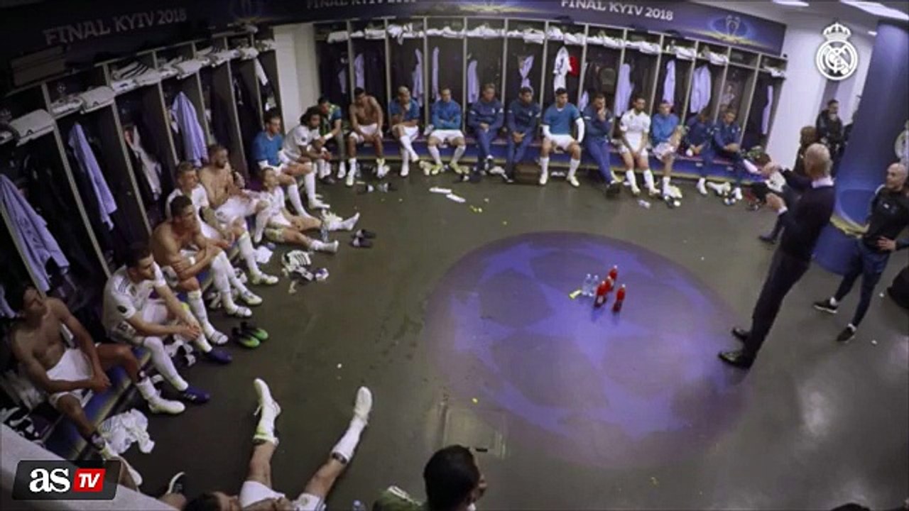 Vídeo: A palestra de Zidane no intervalo da final da Champions