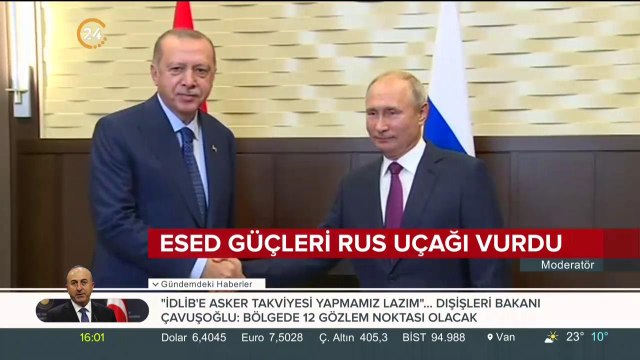 Esed güçleri Rus uçağı vurdu