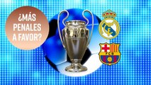El Barça y el Madrid, ¿los más favorecidos en los penaltis de la Champions?
