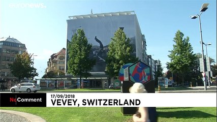 Műalkotások lepték el egy svájci kisváros utcáit