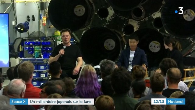 Tourisme spatial : un milliardaire japonais fera le tour de la lune