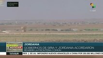 Siria y Jordania acuerdan reabrir la frontera común