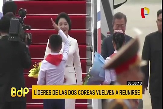 Líderes de las dos Coreas vuelven a reunirse en Pyongyang