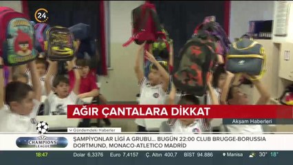 Uzmanlardan çocuklar için okul çantası uyarısı