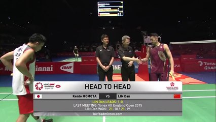 [Highlight] Kento Momota vs Lin Dan - Quarter Final Japan Open 2018