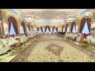 محمد بن راشد يستقبل محمد بن زايد في قصر زعبيل بدبي