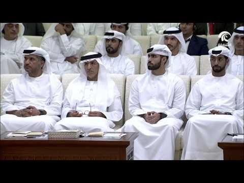 هزاع بن زايد يشهد محاضرة لخبيرة عالمية حول التربية الأخلاقية بمجلس محمد بن زايد