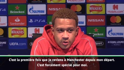 Groupe F - Depay : "Très spécial pour moi de revenir à Manchester"