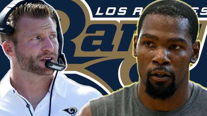 Kevin Durant Jumps On LA Rams Bandwagon! Can KD Survive In The NFL?