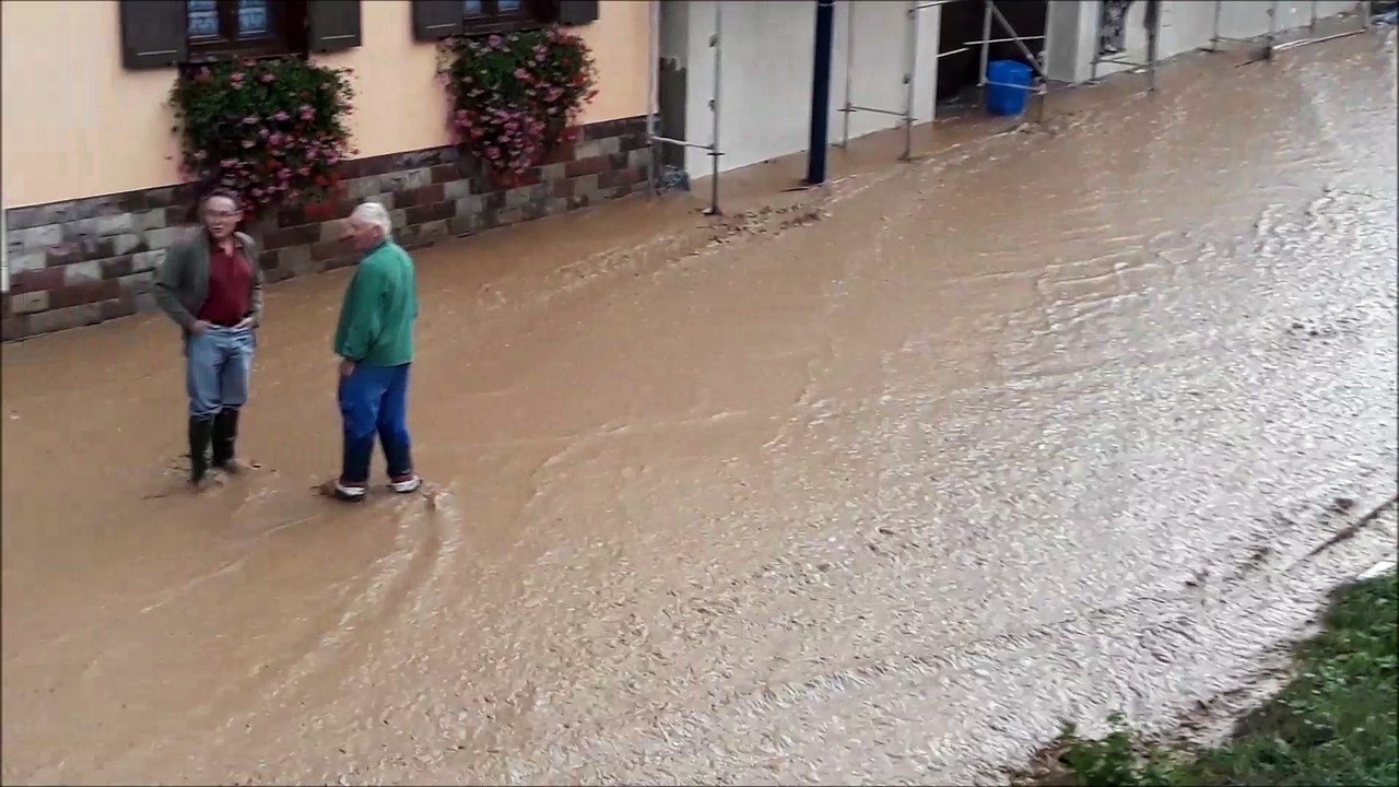Violent orage sur le Kochersberg